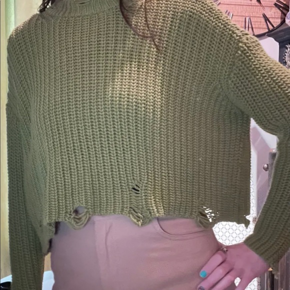 Zara torn mesh sweater - Picture 3 of 7